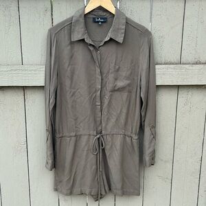 Lulu's Romper Military Green Romper Perfect Spring and Summer Outfit Sz M
